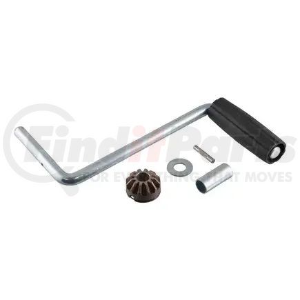 28960 by CURT MANUFACTURING - CURT 28960 Replacement Direct-Weld Heavy Duty Trailer Jack Handle Kit