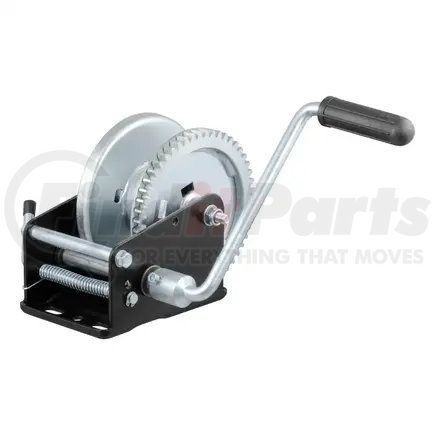 29427 by CURT MANUFACTURING - CURT 29427 Manual Hand Crank Boat Trailer Winch; 1;700 lbs Capacity; 8-Inch Handle; 5.1:1 Gear Ratio