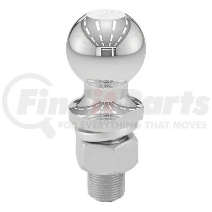 40038 by CURT MANUFACTURING - 2in. Trailer Ball (1in. x 2-1/4in. Shank; 12;000 lbs.; Chrome)