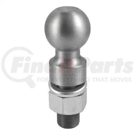 40086 by CURT MANUFACTURING - 2-5/16in. Trailer Ball (1-1/4in. x 2-5/8in. Shank; 25;000 lbs.; Raw Steel)