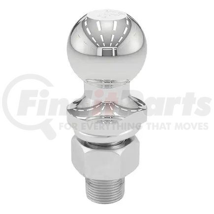 40162 by CURT MANUFACTURING - 1-7/8in. Trailer Ball (1in. x 2-1/8in. Shank; 3;500 lbs.; Chrome; Packaged)