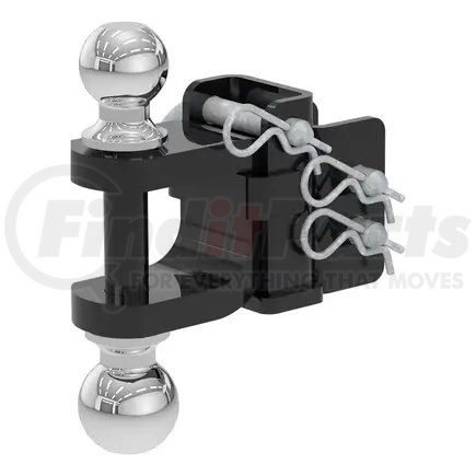 45008 by CURT MANUFACTURING - Replacement Adjustable Multipurpose Ball Mount Head (Fits #45049)