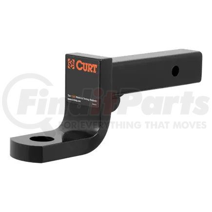 45313 by CURT MANUFACTURING - Class 4 Ball Mount (2in. Shank; 12;000 lbs.; 4in. Drop; 9-3/8in. Long)