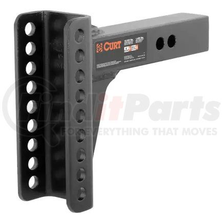45910 by CURT MANUFACTURING - Replacement 2in. Channel Mount Shank (Fits #45900 or #45907; 14;000 lbs.)