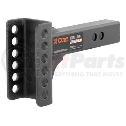 45911 by CURT MANUFACTURING - Replacement 2in. Adjustable Channel Mount Shank (Fits #45901; 6;000 lbs.)