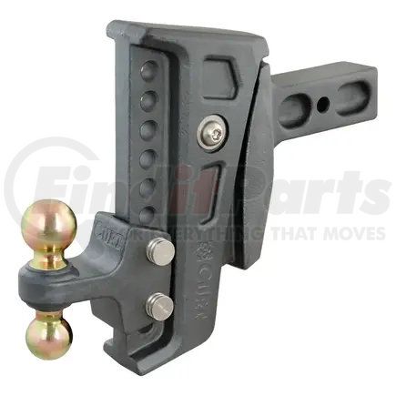 45955 by CURT MANUFACTURING - Rebellion XD Adjustable Cushion Hitch (2-1/2in. Shank; 2in.; 2-5/16in. Balls; 20