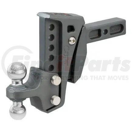 45951 by CURT MANUFACTURING - Rebellion XD Adjustable Cushion Hitch (2in. Shank; 2in.; 2-5/16in. Balls; 15K)