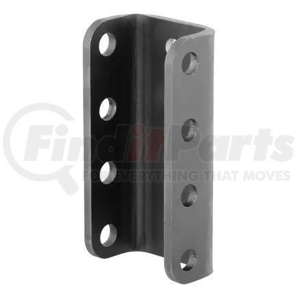 48610 by CURT MANUFACTURING - Adjustable Coupler Channel (3in. I.D.; 7-1/2in. High)