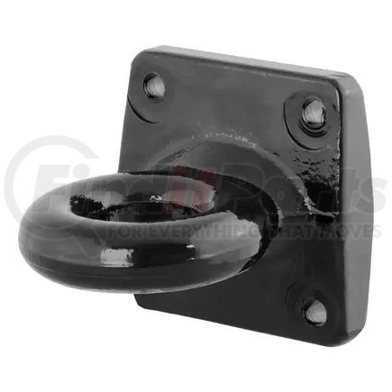 48550 by CURT MANUFACTURING - CURT 48550 Black Steel Pintle Hitch Lunette Ring 2-1/2-Inch ID; 35;000 lbs; 4-1/2-Inch Bolt Pattern