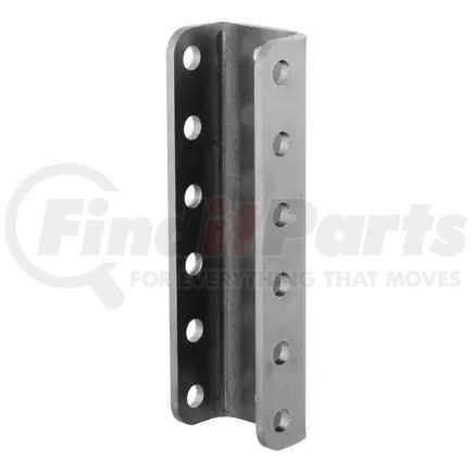 48650 by CURT MANUFACTURING - Adjustable Coupler Channel (3in. I.D.; 11-3/4in. High)