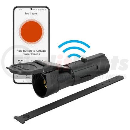 51180 by CURT MANUFACTURING - Echo Mobile Trailer Brake Controller - 7-Way, Bluetooth® Smartphone Connection