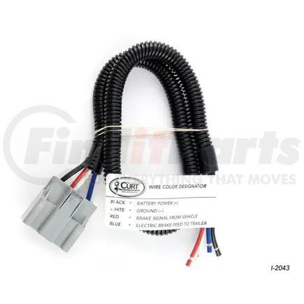 51431 by CURT MANUFACTURING - Splice-In Brake Controller Harness; Select Ford; Lincoln (Packaged)