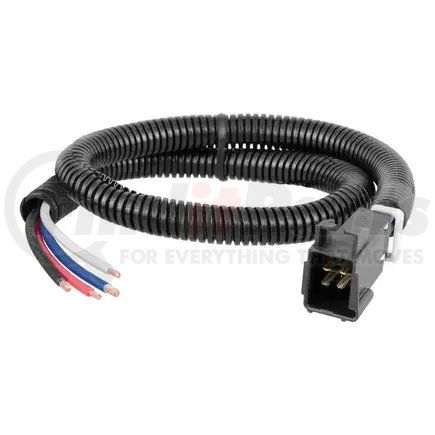 51515 by CURT MANUFACTURING - CURT 51515 Quick Plug Universal Electric Trailer Brake Controller Wiring Harness