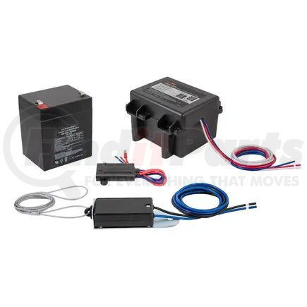 52040 by CURT MANUFACTURING - CURT 52040 Soft-Trac 1 Trailer Breakaway Switch Kit System with Battery and Charger