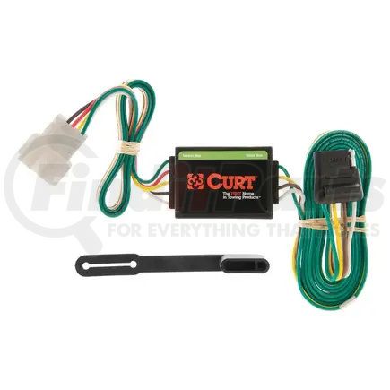 55106 by CURT MANUFACTURING - CURT 55106 Vehicle-Side Custom 4-Pin Trailer Wiring Harness; Fits Select Honda CR-V
