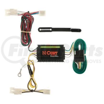 55309 by CURT MANUFACTURING - Custom Wiring Harness; 4-Way Flat Output; Select Kia Sedona Van