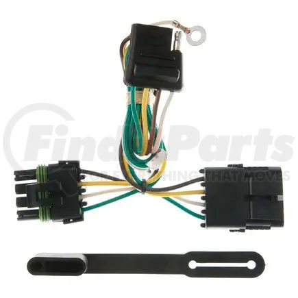 55319 by CURT MANUFACTURING - Custom Wiring; 4-Way Flat; Select C/K Suburban; Blazer; Tahoe; Yukon; Escalade