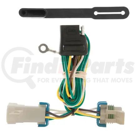 55359 by CURT MANUFACTURING - Custom Wiring; 4-Way Flat; Select Chevrolet S-10; GMC Sonoma; Isuzu Hombre