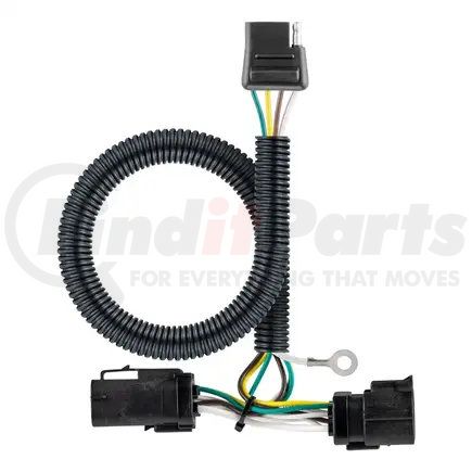 55551 by CURT MANUFACTURING - CURT 55551 Vehicle-Side Custom 4-Pin Trailer Wiring Harness; Fits Select Ford F-150