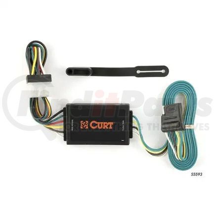 55593 by CURT MANUFACTURING - CURT 55593 Vehicle-Side Custom 4-Pin Trailer Wiring Harness; Fits Select Mazda CX-7