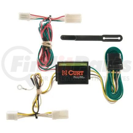 55565 by CURT MANUFACTURING - Custom Wiring Harness; 4-Way Flat Output; Select Mitsubishi Outlander