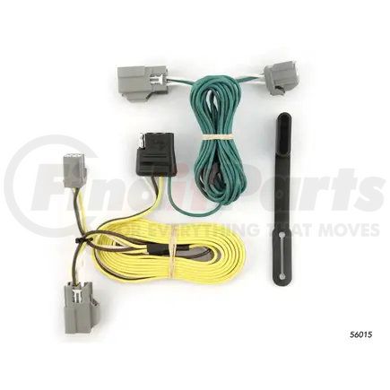 56015 by CURT MANUFACTURING - Custom Wiring Harness; 4-Way Flat Output; Select Ford Taurus; Mercury Sable