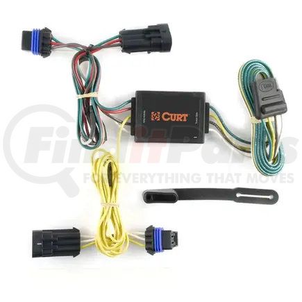 56036 by CURT MANUFACTURING - CURT 56036 Vehicle-Side Custom 4-Pin Trailer Wiring Harness; Fits Select Saturn Ion
