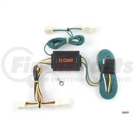 56081 by CURT MANUFACTURING - Custom Wiring; 4-Way Flat; Select Chevrolet Aveo; Aveo5; Pontiac G3 Hatchback