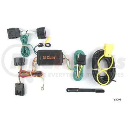 56098 by CURT MANUFACTURING - Custom Wiring Harness; 4-Way Flat Output; Select Buick LaCrosse