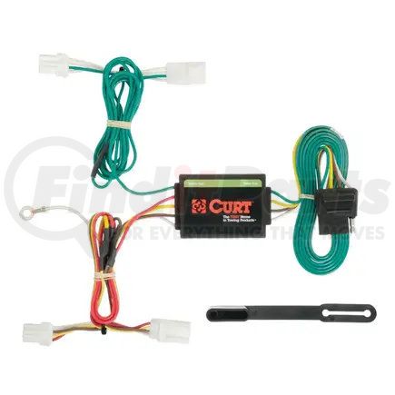 56131 by CURT MANUFACTURING - Custom Wiring Harness; 4-Way Flat Output; Select Kia Forte Hatchback