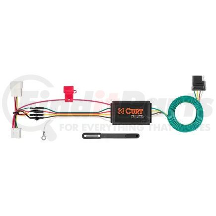 56158 by CURT MANUFACTURING - CURT 56158 Vehicle-Side Custom 4-Pin Trailer Wiring Harness; Fits Select Honda CR-V