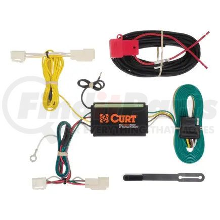 56182 by CURT MANUFACTURING - Custom Wiring Harness; 4-Way Flat Output; Select Lexus LS460 sedan