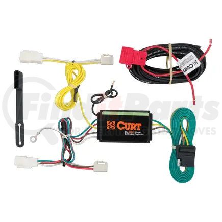 56212 by CURT MANUFACTURING - Custom Wiring Harness; 4-Way Flat Output; Select Subaru Impreza; BRZ; Scion FR-S