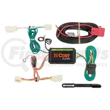56246 by CURT MANUFACTURING - Custom Wiring Harness; 4-Way Flat Output; Select Subaru Legacy
