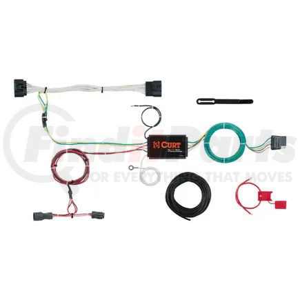 56251 by CURT MANUFACTURING - Custom Wiring Harness; 4-Way Flat Output; Select Kia Sportage