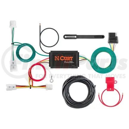 56339 by CURT MANUFACTURING - Custom Wiring Harness; 4-Way Flat Output; Select Nissan Altima