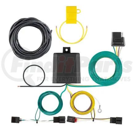 56391 by CURT MANUFACTURING - Custom Wiring Harness; 4-Way Flat Output; Select Volkswagen Golf Alltrack