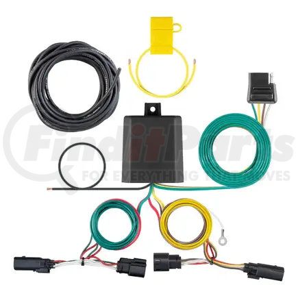 56419 by CURT MANUFACTURING - Custom Wiring Harness; 4-Way Flat Output; Select Chevrolet Trax