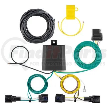 56490 by CURT MANUFACTURING - CURT 56490 Vehicle-Side Custom 4-Pin Trailer Wiring Harness; Fits Select Kia Telluride