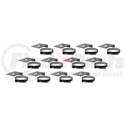 57203 by CURT MANUFACTURING - Connector Bracket Mounts for 4; 5 and 6-Way Brackets (12-Pack)