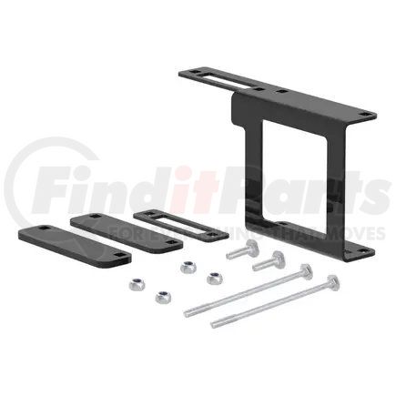 58001 by CURT MANUFACTURING - Easy-Mount Wiring Bracket for 4 or 5-Way Flat (2in. Receiver)