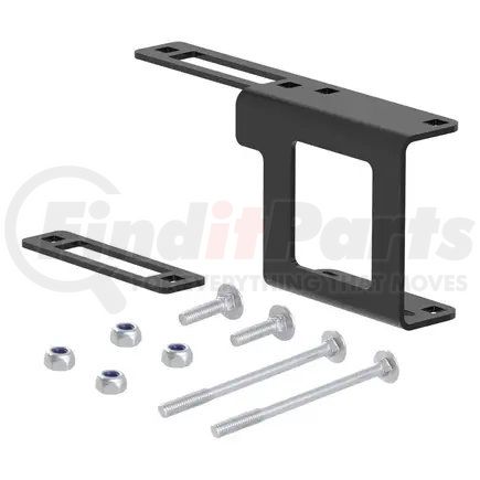 58002 by CURT MANUFACTURING - Easy-Mount Wiring Bracket for 4 or 5-Way Flat (1-1/4in. Receiver)