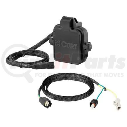 58268 by CURT MANUFACTURING - CURT 58268 Protective GMC MultiPro; Chevy Multi-Flex Tailgate Sensor for Towing Accessories; 2-1/2-Inch Receiver Hitch Cap
