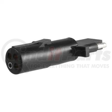 58414 by CURT MANUFACTURING - Electrical Adapter (4-Way Round Vehicle to 4-Way Flat Trailer)