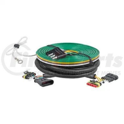 58911 by CURT MANUFACTURING - CURT 58911 Custom Towed-Vehicle RV Wiring Harness for Dinghy Towing; Fits Select Fiat 500