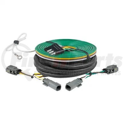 58989 by CURT MANUFACTURING - CURT 58989 Custom Towed-Vehicle RV Wiring Harness for Dinghy Towing; Fits Select
