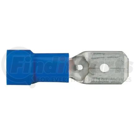 59432 by CURT MANUFACTURING - CURT 59432 16-14 Gauge Blue Vinyl-Insulated Male Wire Quick Connectors; 100-Pack