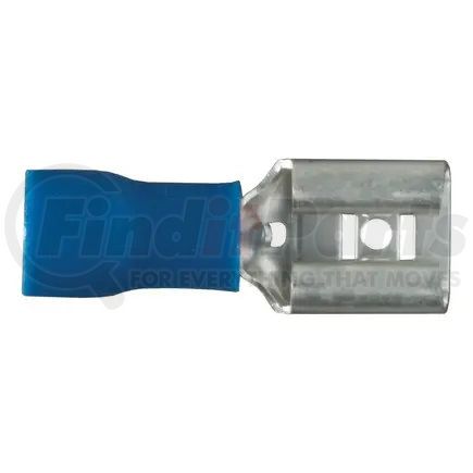59592 by CURT MANUFACTURING - CURT 59592 16-14 Gauge Blue Vinyl-Insulated Female Wire Quick Connectors; 100-Pack