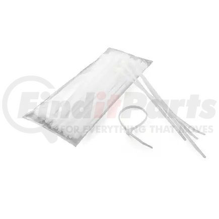 59728 by CURT MANUFACTURING - CURT 59728 Plastic Zip Ties; White; 7-1/4-Inch Long; 100-Pack