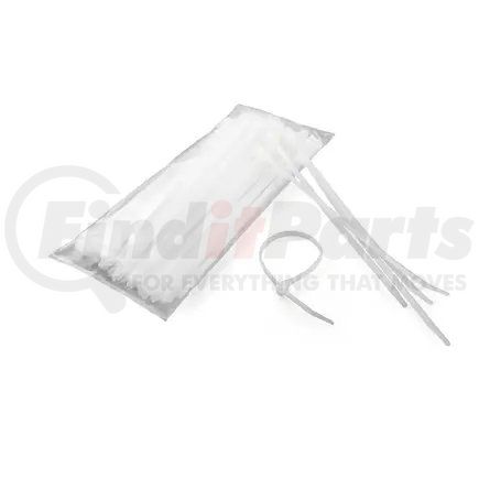 59732 by CURT MANUFACTURING - CURT 59732 Plastic Zip Ties; White; 14-1/4-Inch Long; 100-Pack